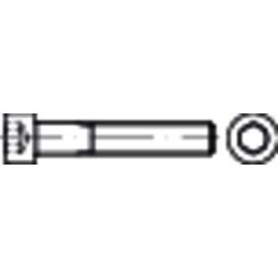 Zylinderschraube mit Innensechskant ISO 12474 Stahl 8.8 M16x1,5 x 30mm von Nobrand