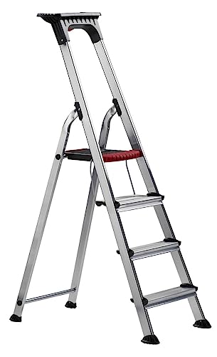 altrex Double Decker Leiter - Stufenstehleiter für den Haushalt mit 4 Stufen, GS-Geprüft, Aluminium, Maximale Traglast 150 Kg von Altrex