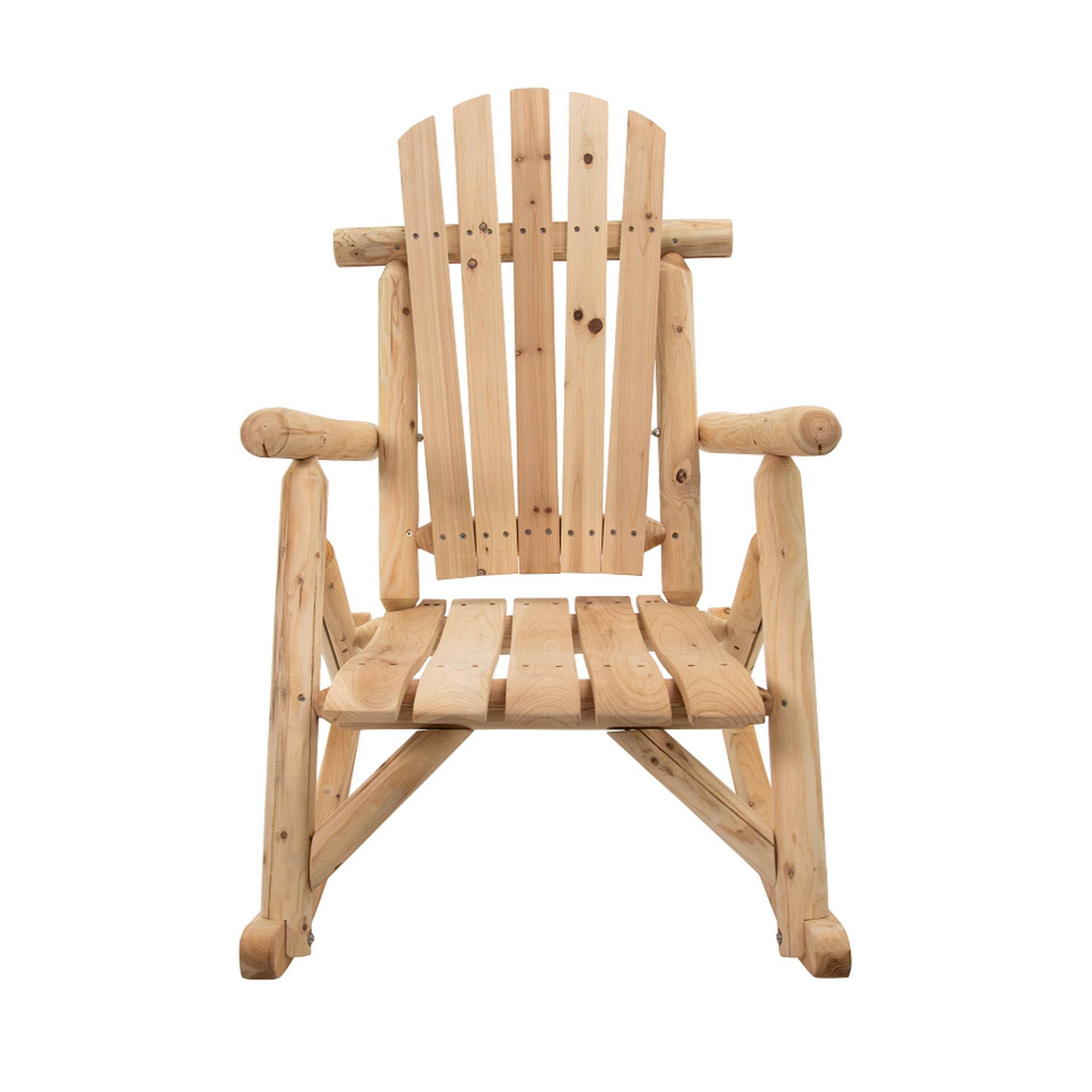 bellavista® Schaukelstuhl 'Timber' Holz braun 66 x 99 x 97 cm
