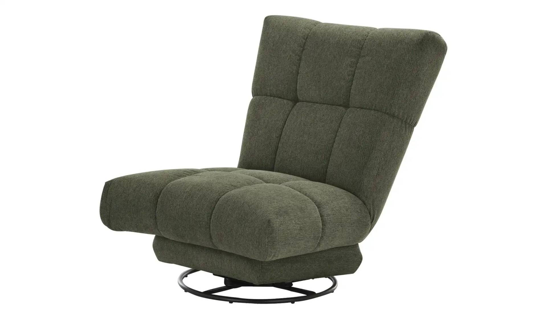 bobb Dreh-Schaukelsessel  Chessie ¦ grün ¦ Maße (cm): B: 86 H: 105 T: 98.0 Polstermöbel > Sessel > Drehsessel - Höffner