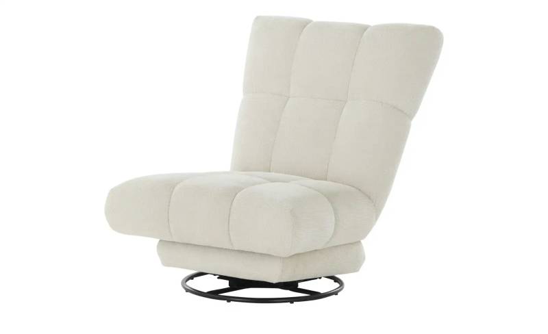 bobb Dreh-Schaukelsessel  Chessie ¦ weiß ¦ Maße (cm): B: 86 H: 105 T: 98.0 Polstermöbel > Sessel > Drehsessel - Möbel Kraft