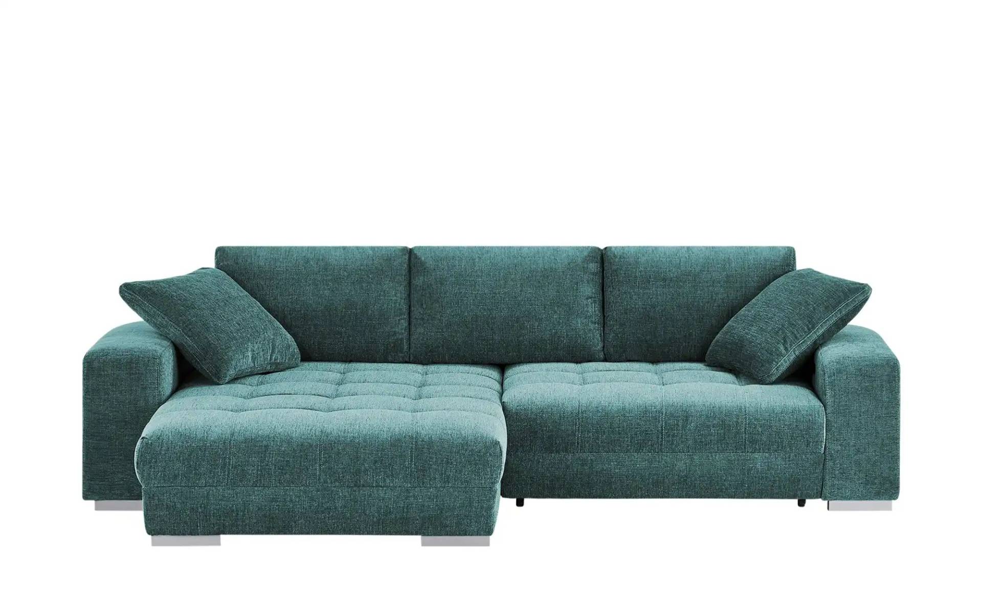 bobb Ecksofa mit Schlaffunktion  Caro ¦ türkis/petrol ¦ Maße (cm): B: 305 H: 87 T: 202 Polstermöbel > Sofas > Ecksofas - Höffner