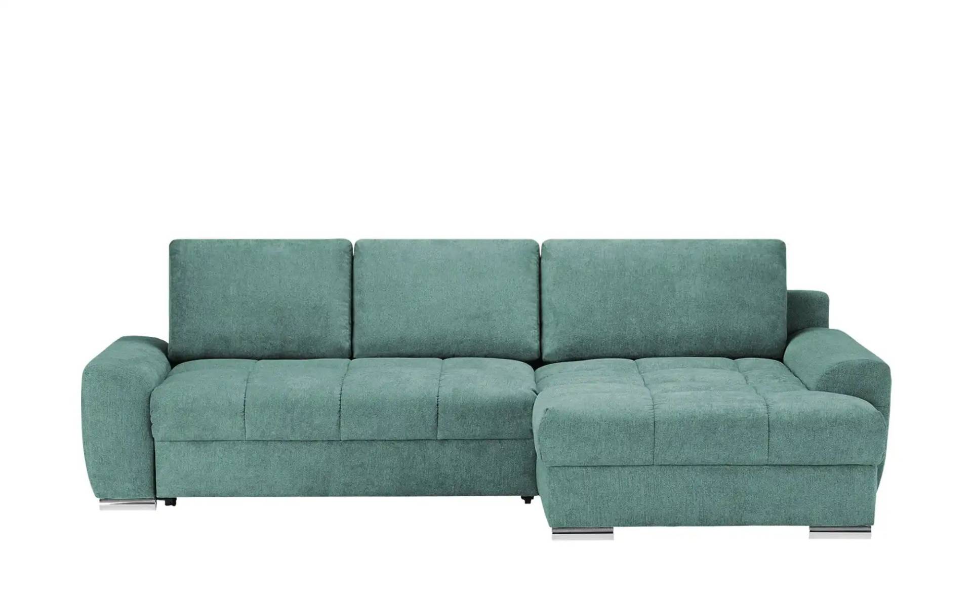 bobb Ecksofa mit praktischem Stauraum Soumia ¦ türkis/petrol ¦ Maße (cm): B: 283 H: 91 T: 181 Polstermöbel > Sofas > Ecksofas - Höffner