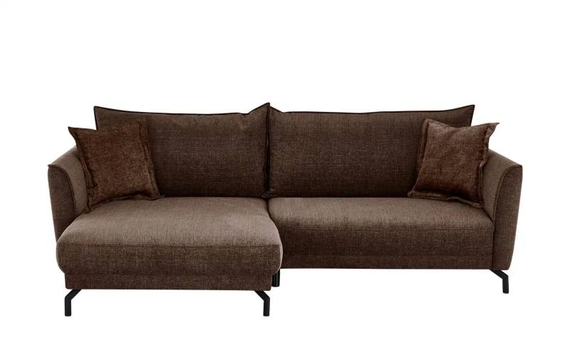 bobb Ecksofa  Yolanda ¦ braun ¦ Maße (cm): B: 257 H: 94 T: 174.0 Polstermöbel > Sofas > Ecksofas - Höffner
