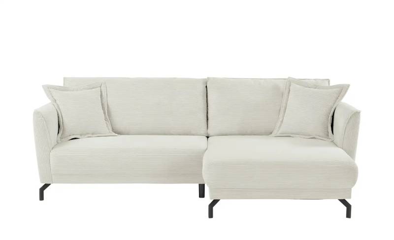 bobb Ecksofa  Yolanda ¦ grau ¦ Maße (cm): B: 257 H: 94 T: 174.0 Polstermöbel > Sofas > Ecksofas - Höffner