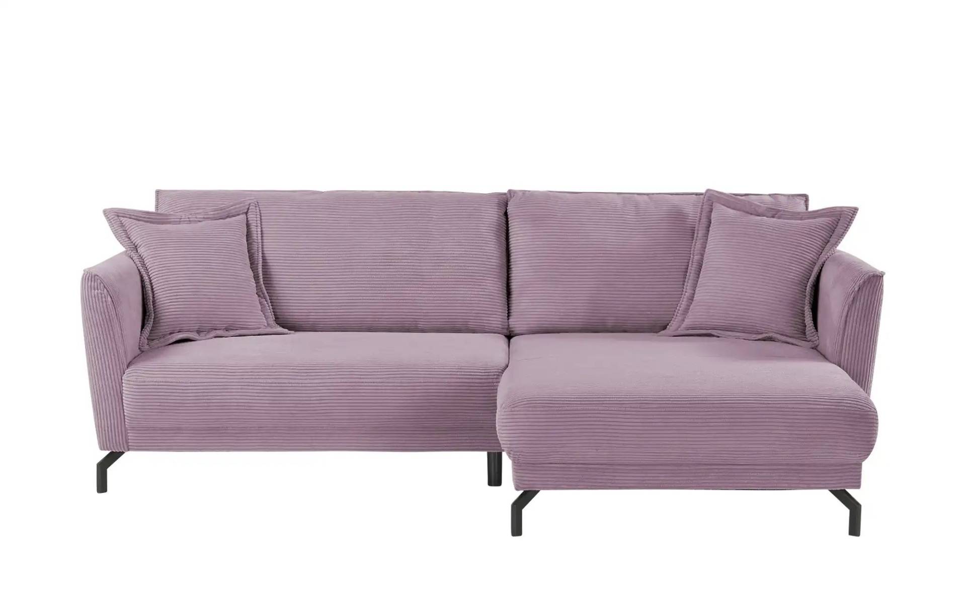 bobb Ecksofa  Yolanda ¦ lila/violett ¦ Maße (cm): B: 257 H: 94 T: 174 Polstermöbel > Sofas > Ecksofas - Möbel Kraft