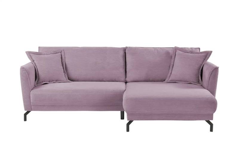 bobb Ecksofa  Yolanda ¦ lila/violett ¦ Maße (cm): B: 257 H: 94 T: 174.0 Polstermöbel > Sofas > Ecksofas - Möbel Kraft