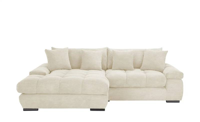 bobb Ecksofa mit trendigem Cordbezug Hella ¦ creme ¦ Maße (cm): B: 303 H: 96 T: 203.0 Polstermöbel > Sofas > Ecksofas - Höffner