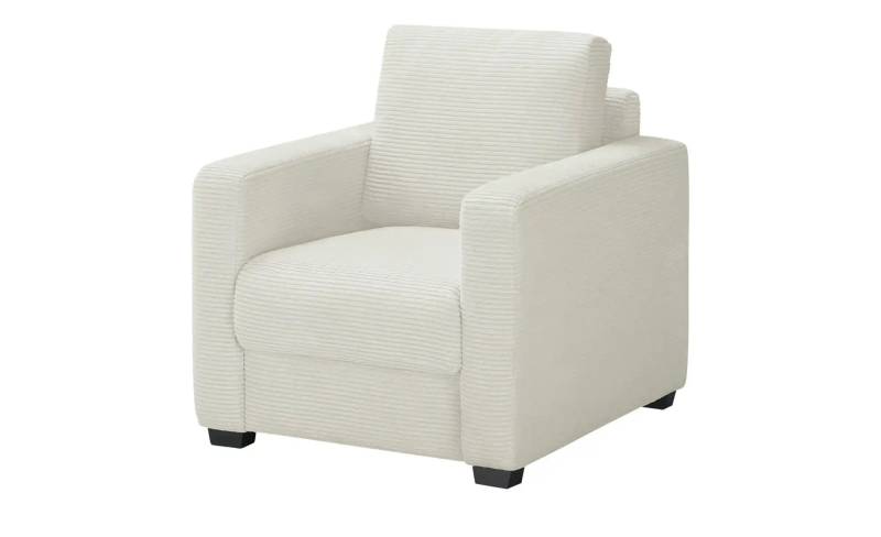 bobb Sessel mit Boxspringpolsterung  Lisa de Luxe ¦ grau ¦ Maße (cm): B: 85 H: 90 T: 93.0 Polstermöbel > Sessel > Relaxsessel - Höffner