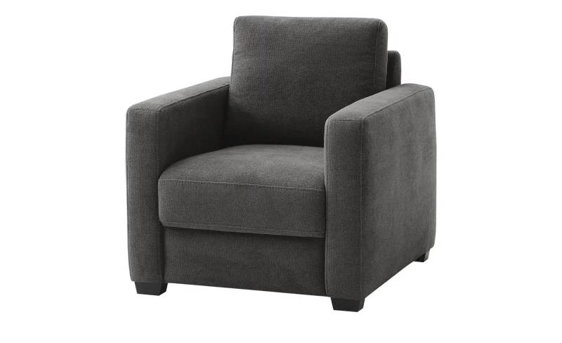 bobb Sessel mit Boxspringpolsterung  Lisa de Luxe ¦ schwarz ¦ Maße (cm): B: 85 H: 90 T: 93.0 Polstermöbel > Sessel > Relaxsessel - Höffner