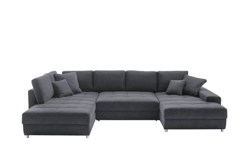 bobb Wohnlandschaft  Arissa de Luxe ¦ grau ¦ Maße (cm): B: 353 H: 84 T: 215.0 Polstermöbel > Sofas > Schlafsofas - Höffner