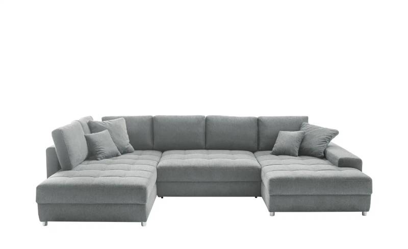 bobb Wohnlandschaft  Arissa de Luxe ¦ grau ¦ Maße (cm): B: 353 H: 84 T: 215.0 Polstermöbel > Sofas > Schlafsofas - Höffner