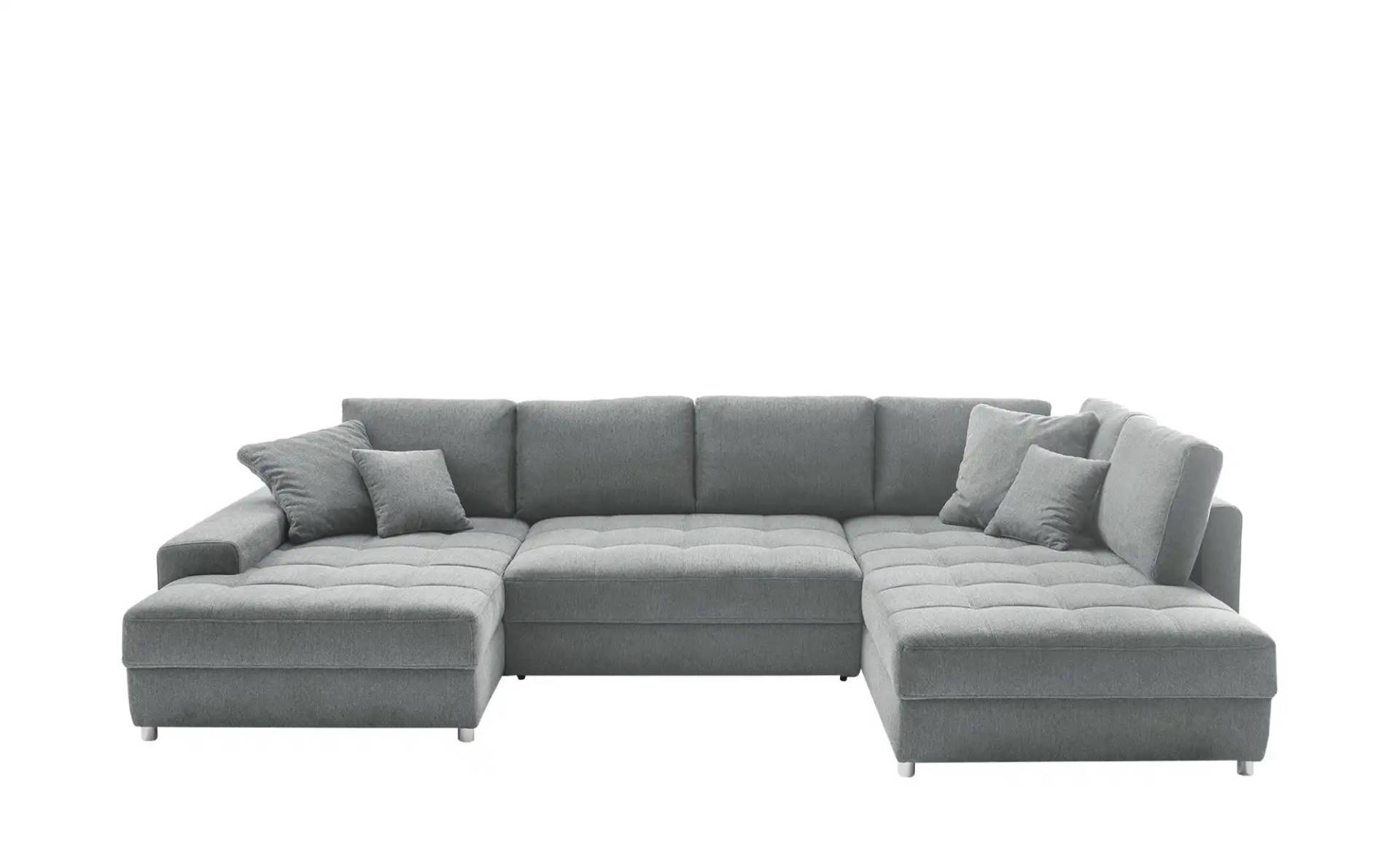 bobb Wohnlandschaft  Arissa de Luxe ¦ grau ¦ Maße (cm): B: 353 H: 84 T: 209 Polstermöbel > Sofas > Schlafsofas - Möbel Kraft