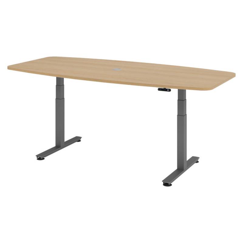 bümö KONFERENZTISCH Eiche, Graphit