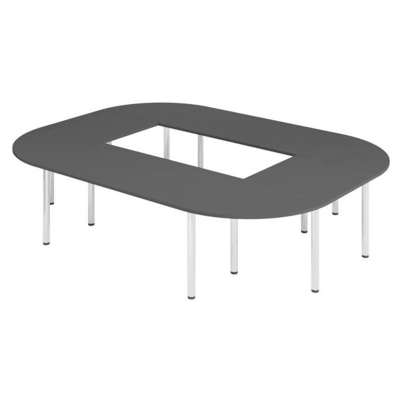 bümö KONFERENZTISCH-SETS Graphit