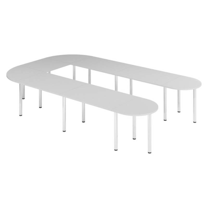 bümö KONFERENZTISCH-SETS Grau