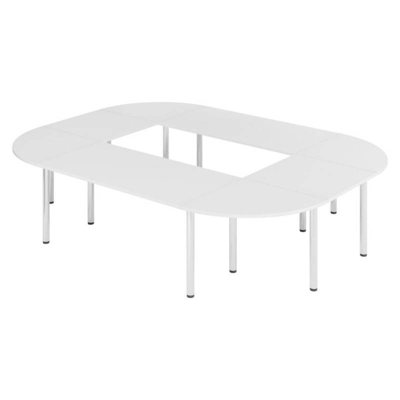 bümö KONFERENZTISCH-SETS Weiß