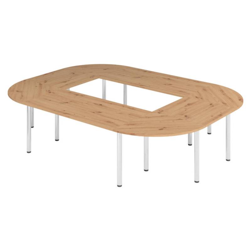 bümö KONFERENZTISCH-SETS Wildeiche