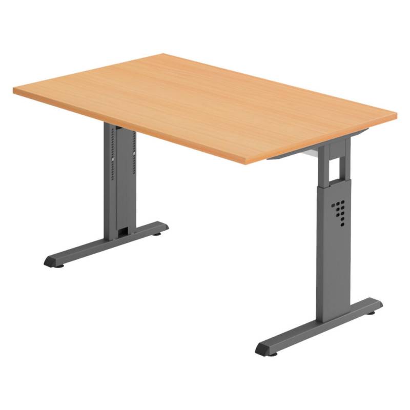bümö SCHREIBTISCH Buche, Graphit