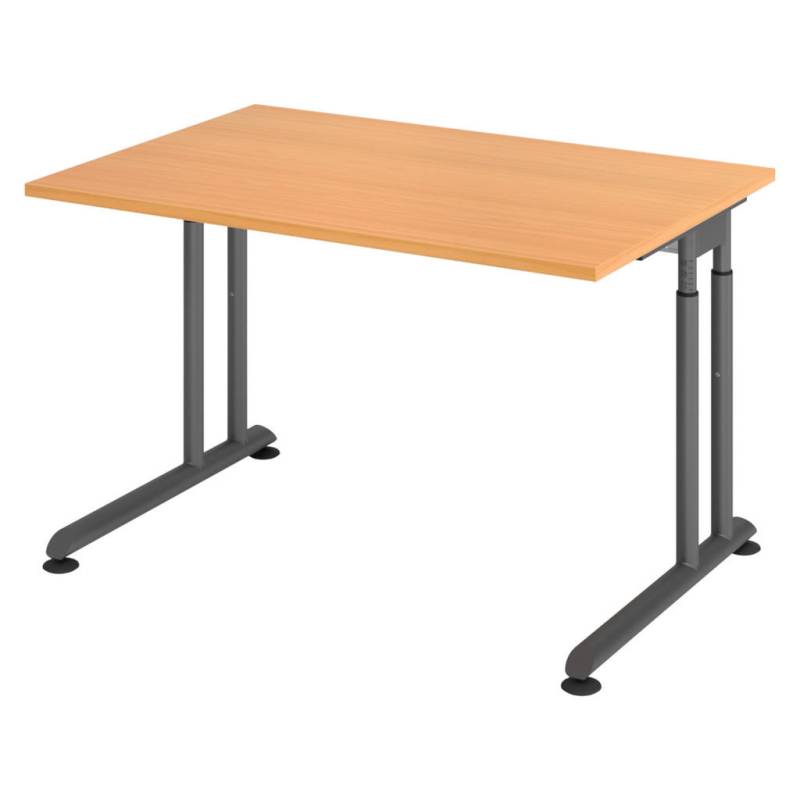 bümö SCHREIBTISCH Buche, Graphit