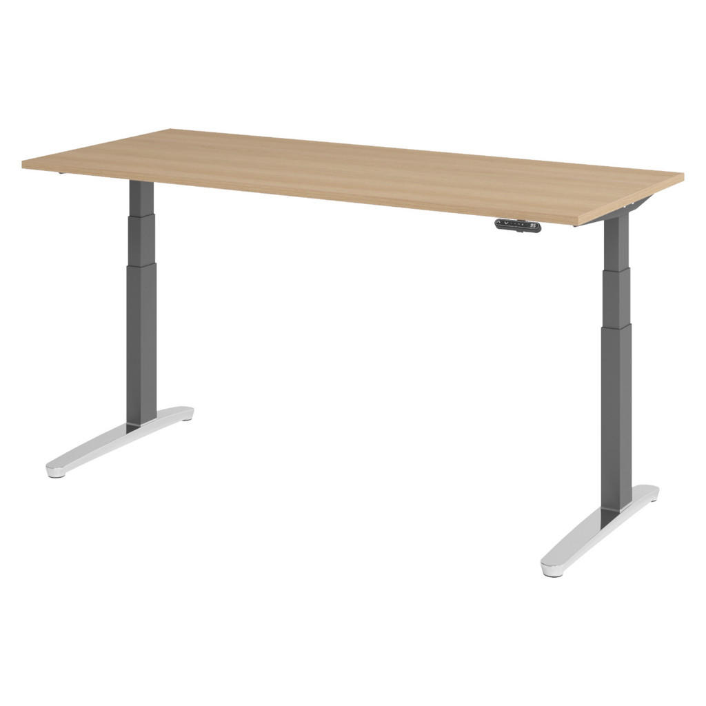 bümö SCHREIBTISCH Eiche, Graphit bümö SCHREIBTISCH Eiche, Graphit