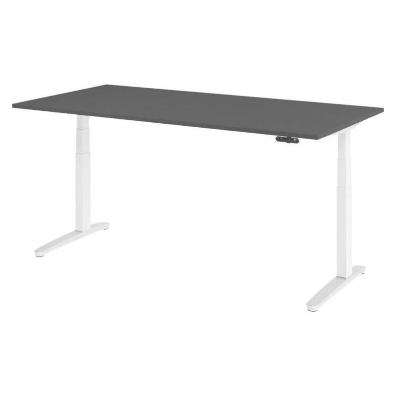bümö SCHREIBTISCH Graphit, Weiß