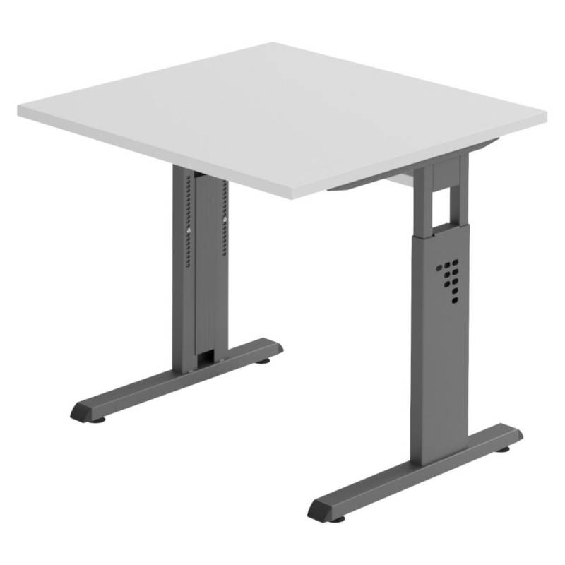 bümö SCHREIBTISCH Grau, Graphit