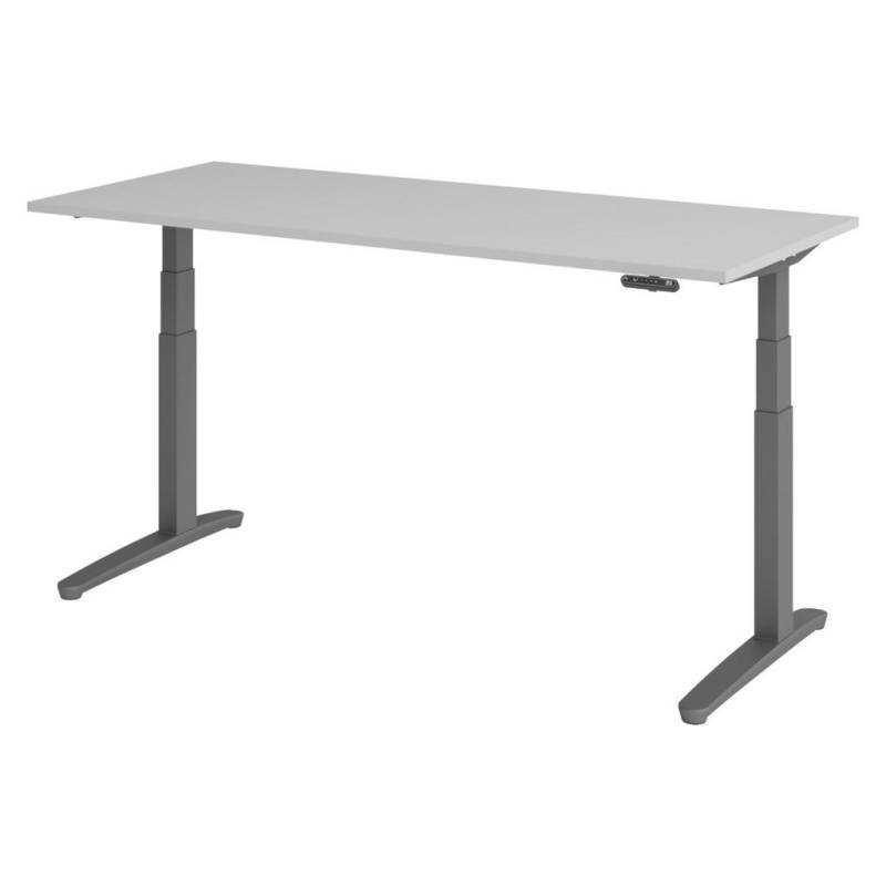 bümö SCHREIBTISCH Grau, Graphit
