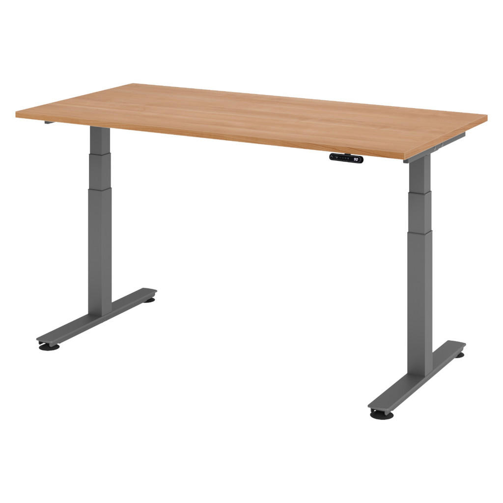 bümö SCHREIBTISCH Nussbaum, Graphit bümö SCHREIBTISCH Nussbaum, Graphit