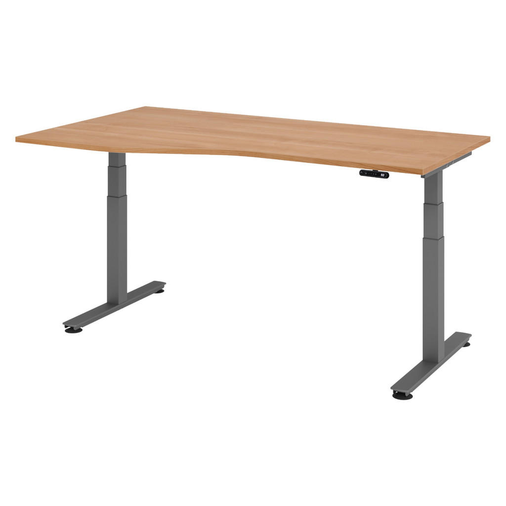 bümö SCHREIBTISCH Nussbaum, Graphit bümö SCHREIBTISCH Nussbaum, Graphit
