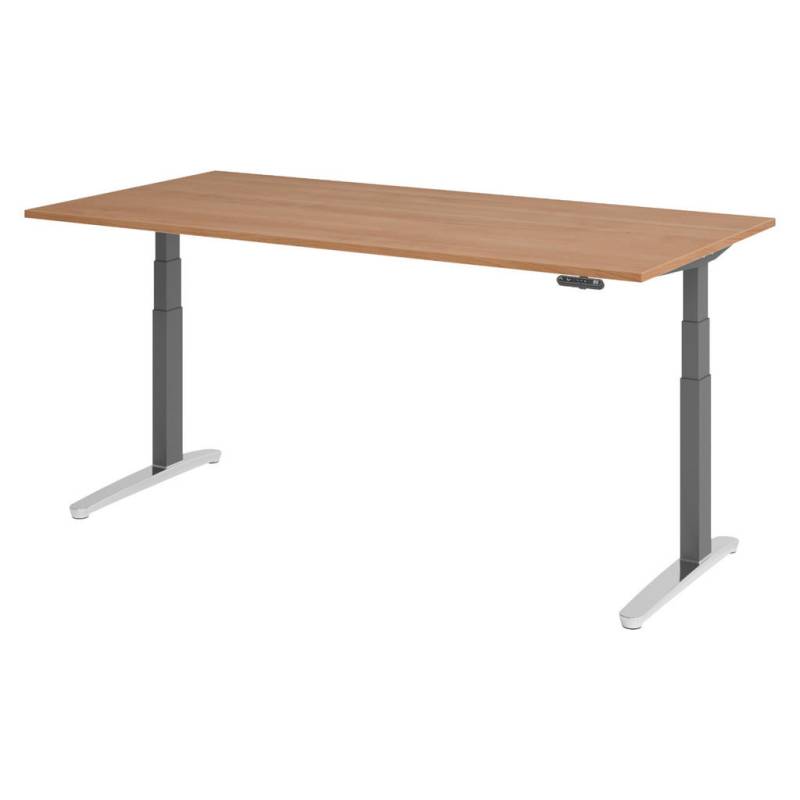 bümö SCHREIBTISCH Nussbaum, Graphit