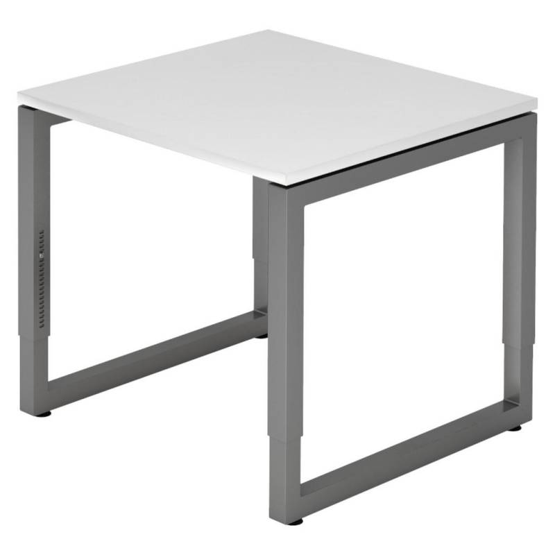 bümö SCHREIBTISCH Weiß, Graphit