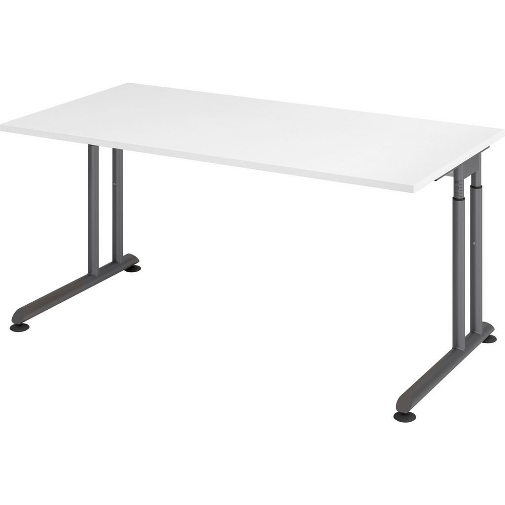 bümö SCHREIBTISCH Weiß, Graphit bümö SCHREIBTISCH Weiß, Graphit