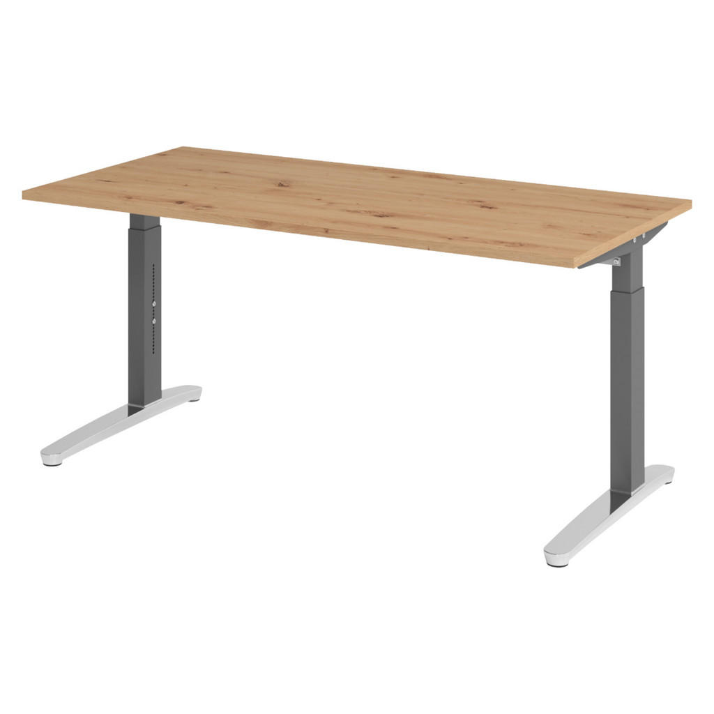 bümö SCHREIBTISCH Wildeiche, Graphit bümö SCHREIBTISCH Wildeiche, Graphit