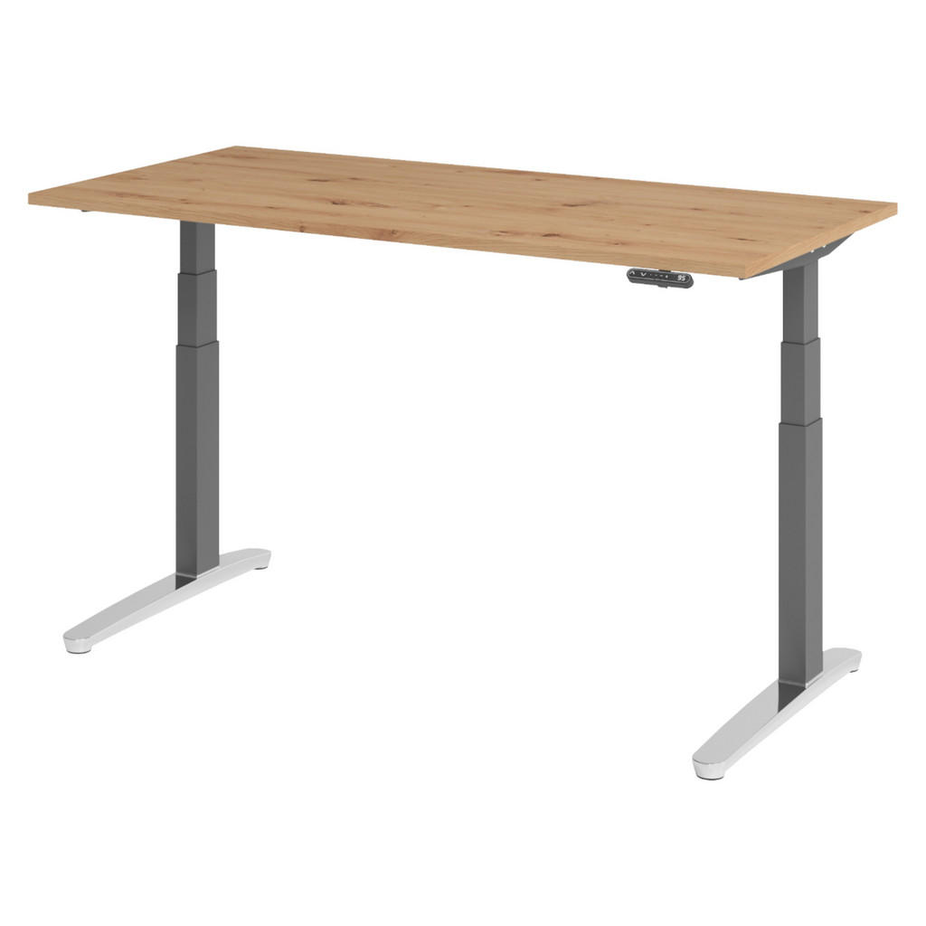 bümö SCHREIBTISCH Wildeiche, Graphit bümö SCHREIBTISCH Wildeiche, Graphit