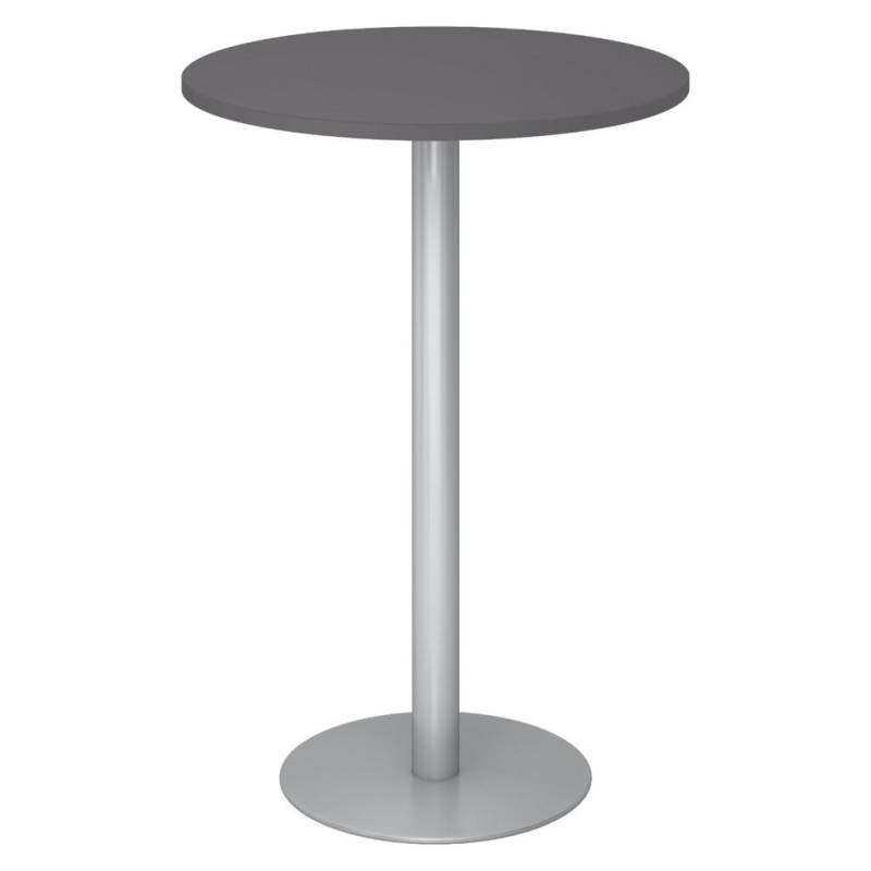 bümö STEHTISCH Graphit, Silber