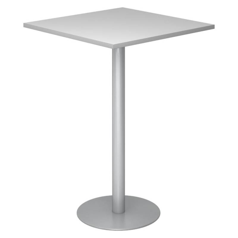 bümö STEHTISCH Grau, Silber