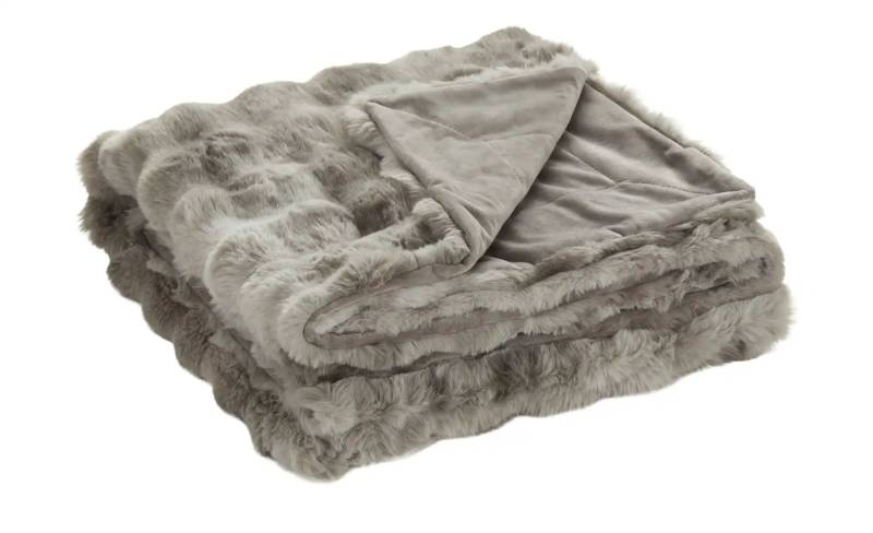 bugatti Felldecke  Bubble ¦ grau ¦ Synthetik ¦ Maße (cm): B: 150 Dekokissen & Decken > Kuscheldecken & Wohndecken - Höffner