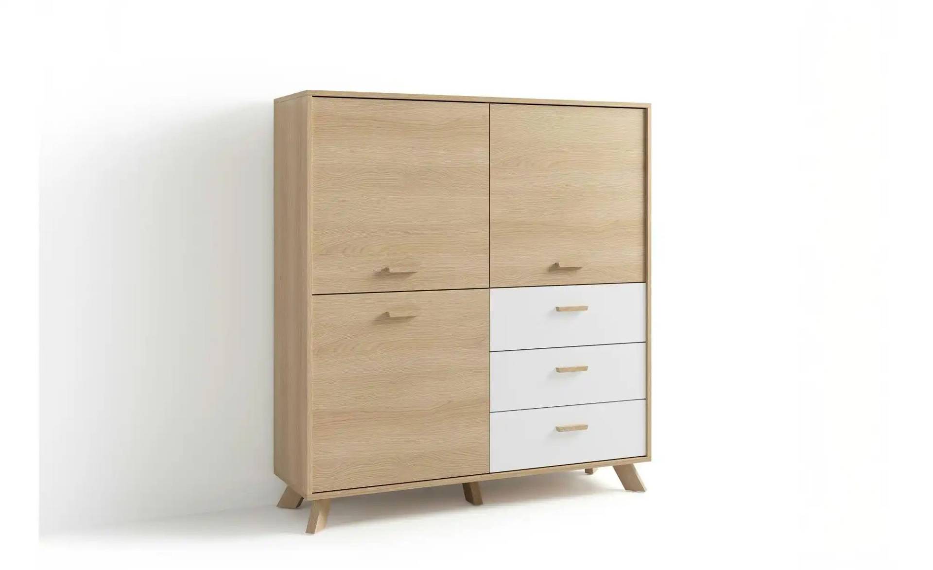 by Living Highboard   ¦ holzfarben ¦ Maße (cm): B: 120 H: 131 Kommoden & Sideboards > Highboards - Möbel Kraft