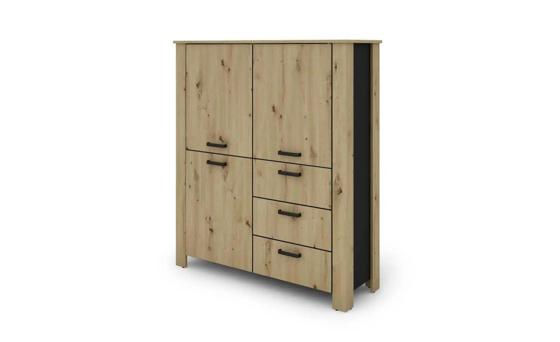 by Living Highboard   ¦ holzfarben ¦ Maße (cm): B: 120 H: 137 Kommoden & Sideboards > Highboards - Möbel Kraft