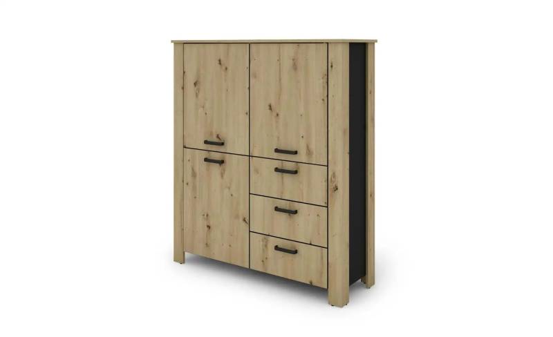 by Living Highboard   ¦ holzfarben ¦ Maße (cm): B: 120 H: 137 Kommoden & Sideboards > Highboards - Möbel Kraft