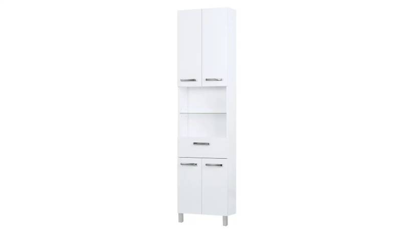 calmo2go Bad-Hochschrank  Wanda ¦ weiß ¦ Maße (cm): B: 50 H: 195,5 T: 20.0 Schränke > Badschränke > Bad-Hochschränke - Möbel Kraft