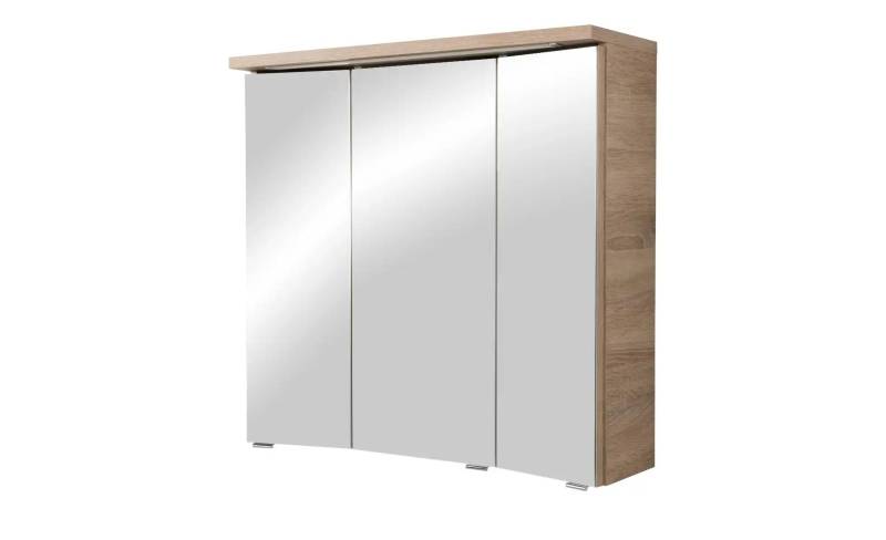calmo2go Spiegelschrank 3-türig  Juba ¦ holzfarben ¦ Maße (cm): B: 75 H: 70 T: 20.0 Schränke > Badschränke > Spiegelschränke - Höffner