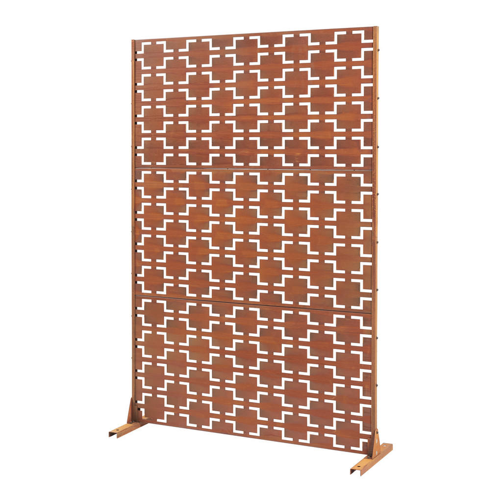 casa.pro Trennwand, Rost, Metall, Rechteckig, 120x180x40 cm, Wohnzimmer, Raumteiler & Paravents, Raumteiler casa.pro Trennwand, Rost, Metall, Rechteckig, 120x180x40 cm, Wohnzimmer, Raumteiler & Paravents, Raumteiler von casa.pro