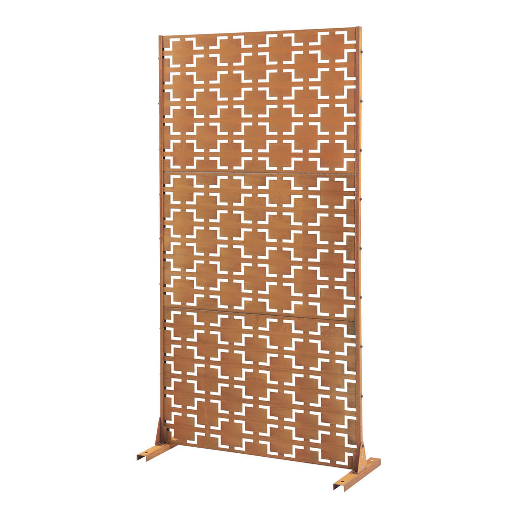 casa.pro Trennwand, Rost, Metall, Rechteckig, 90x180x40 cm, Wohnzimmer, Raumteiler & Paravents, Raumteiler casa.pro Trennwand, Rost, Metall, Rechteckig, 90x180x40 cm, Wohnzimmer, Raumteiler & Paravents, Raumteiler von casa.pro