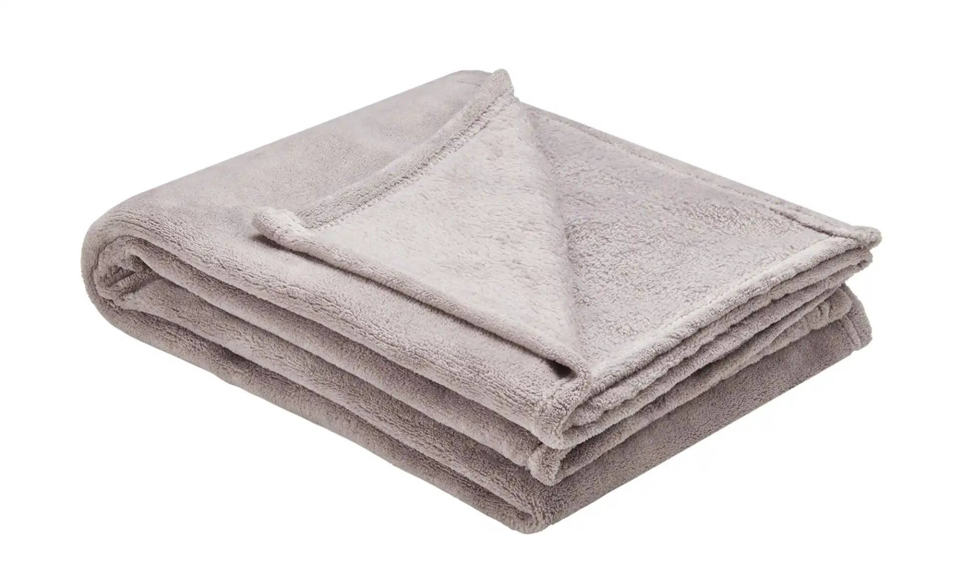 como Coralfleecedecke  Emely ¦ grau ¦ Synthetik ¦ Maße (cm): B: 130 Heimtextilien > Kuscheldecken - Möbel Kraft