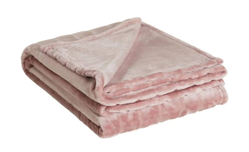 como Flanelldecke  Deluxe ¦ rosa/pink ¦ Synthetik ¦ Maße (cm): B: 150 Heimtextilien > Kuscheldecken - Möbel Kraft