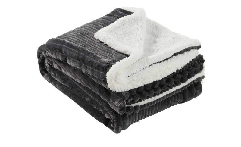 como Flanelldecke  Emilia ¦ schwarz ¦ Synthetik ¦ Maße (cm): B: 150 Heimtextilien > Kuscheldecken - Möbel Kraft