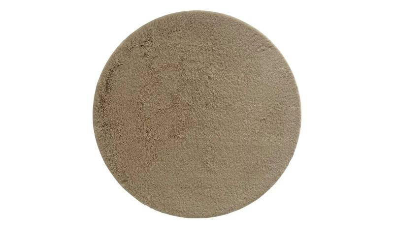 como Hochflorteppich  Bunny ¦ braun ¦ Synthetische Fasern Ø: 120 Teppiche > Hochflorteppiche - Höffner