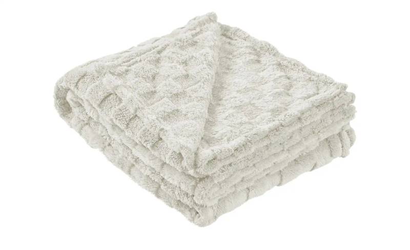 como Jacquard Wohndecke  Ava ¦ weiß ¦ Synthetik ¦ Maße (cm): B: 150 Heimtextilien > Kuscheldecken - Möbel Kraft